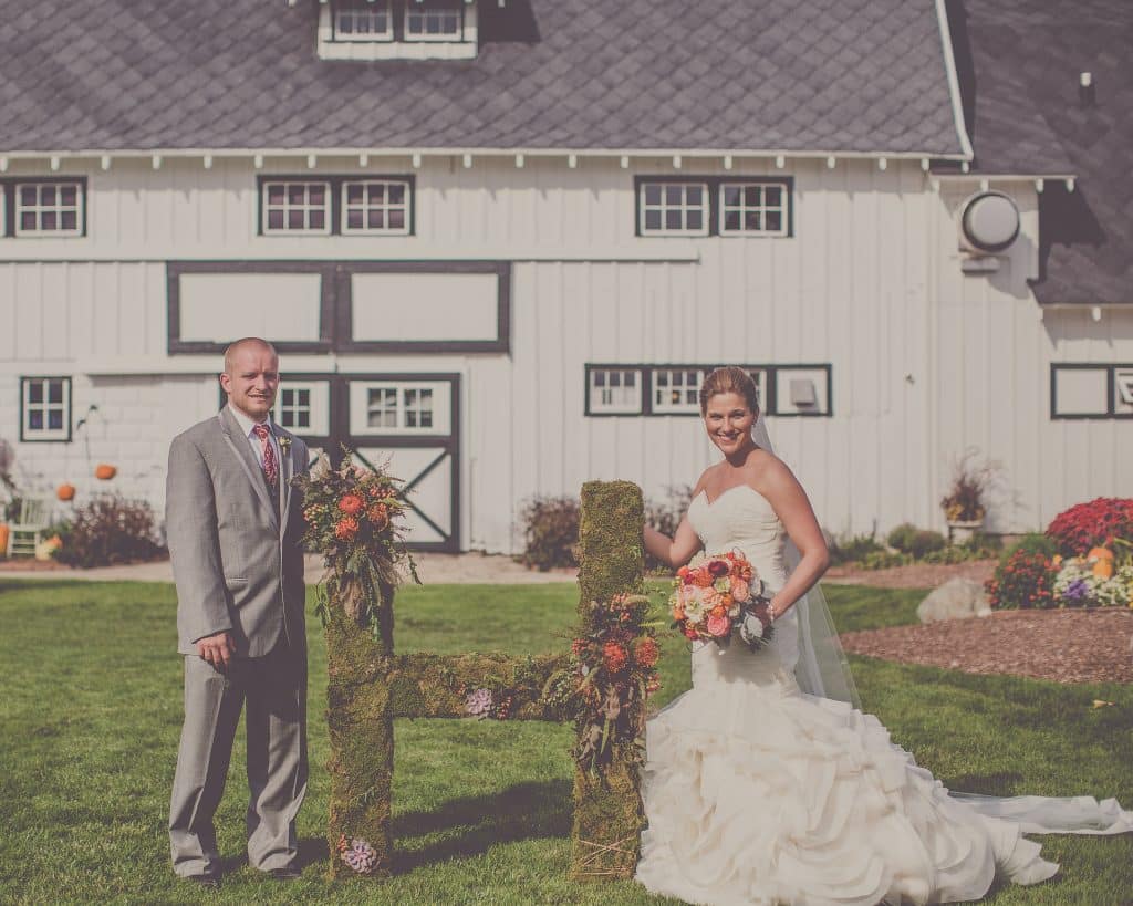libby + dan’s fall wedding at post family farms